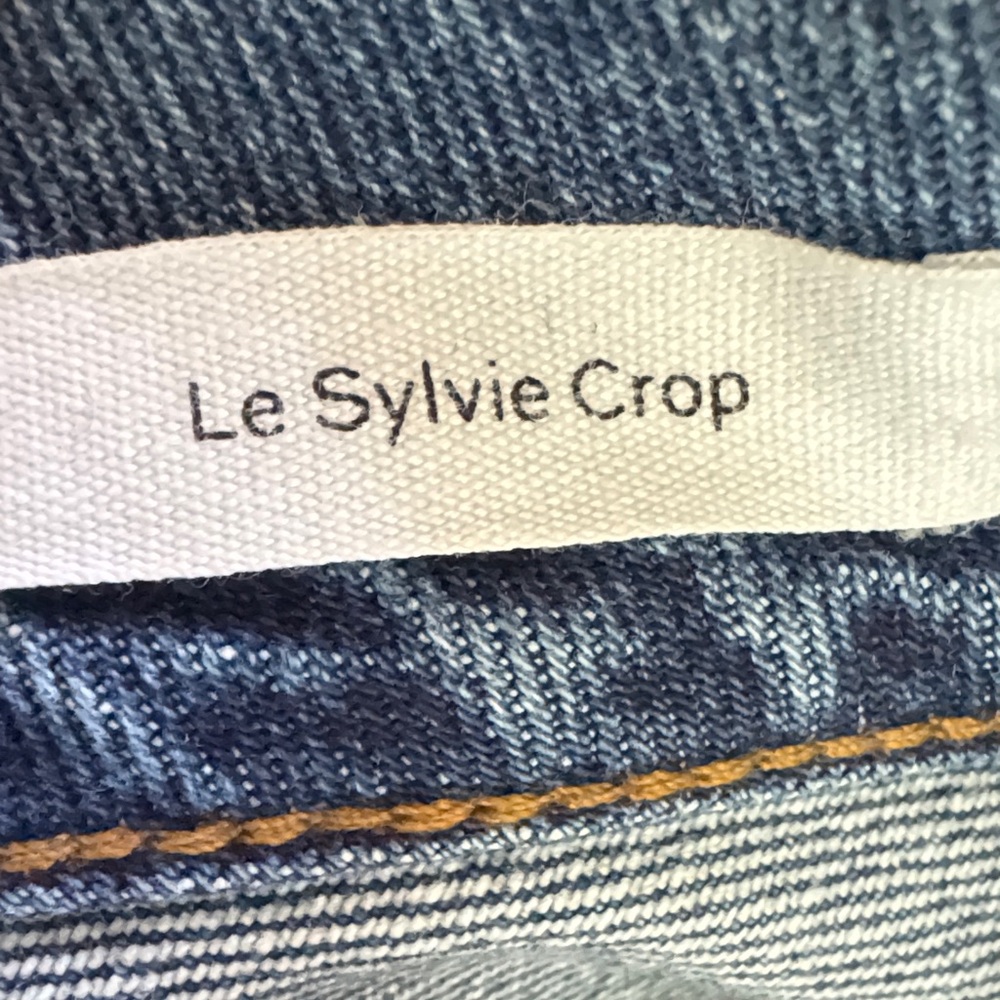 Frame Dark Blue Women's Crop Jeans size 24 new with tags - Picture 5 of 10